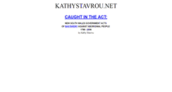 Desktop Screenshot of kathystax.com